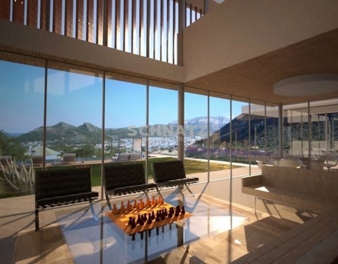 Villa futurista de alta calidad con vistas al mar