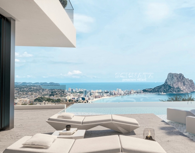 Nueva construcción con vistas al mar en Calpe