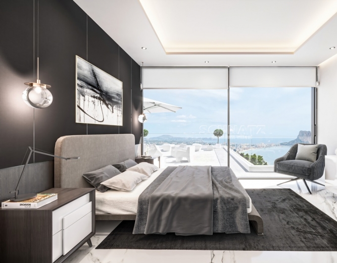 Nueva construcción con vistas al mar en Calpe