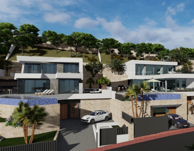Nueva construcción con vistas al mar en Calpe