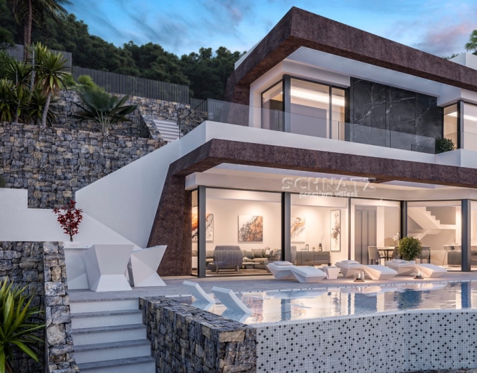 Nueva construcción con vistas al mar en Calpe