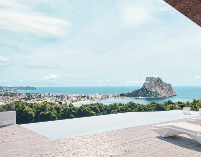 Nueva construcción con vistas al mar en Calpe