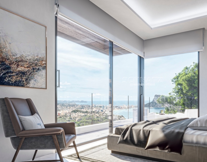 Nueva construcción con vistas al mar en Calpe