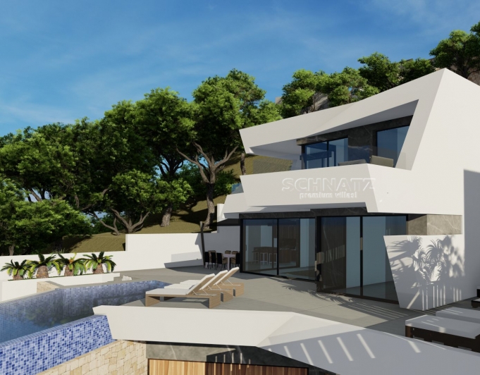 Nueva construcción con vistas al mar en Calpe