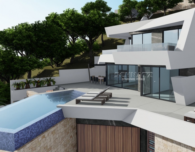 Nueva construcción con vistas al mar en Calpe