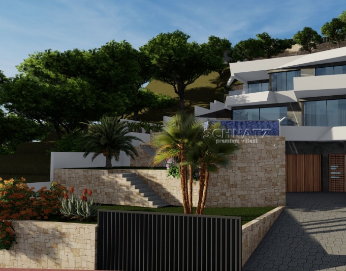 Nueva construcción con vistas al mar en Calpe