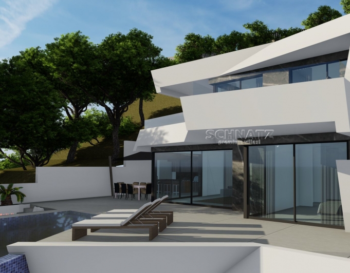 Nueva construcción con vistas al mar en Calpe