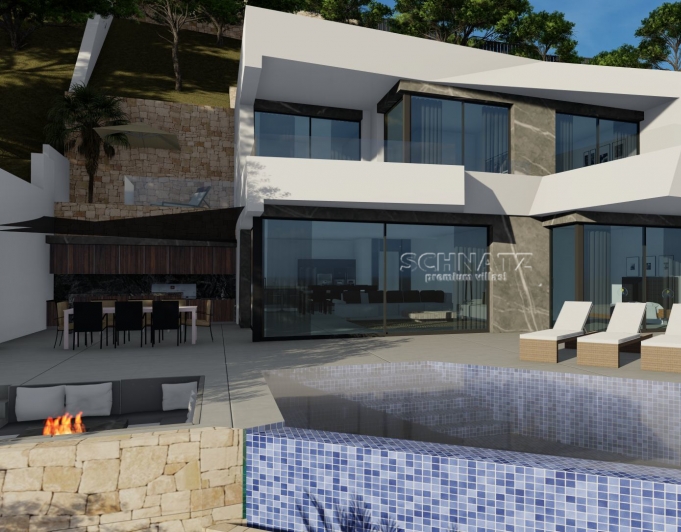 Nueva construcción con vistas al mar en Calpe
