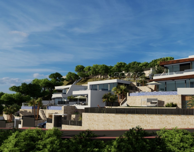 Nueva construcción con vistas al mar en Calpe