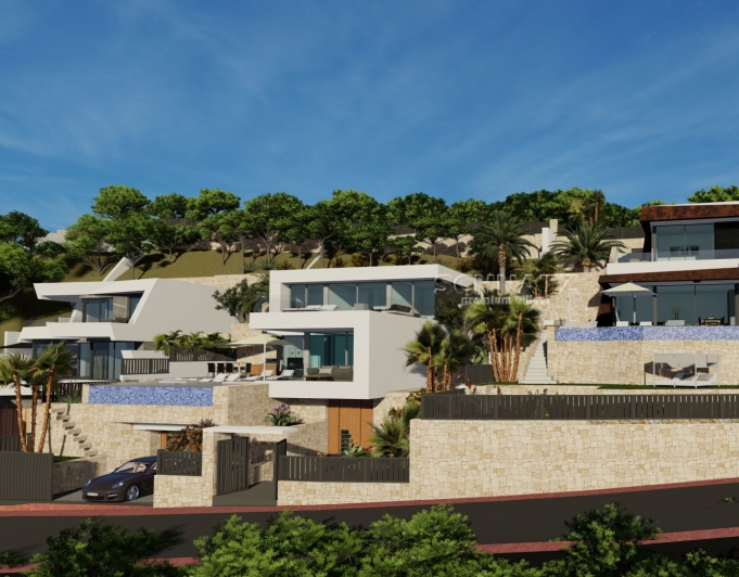 Nueva construcción con vistas al mar en Calpe