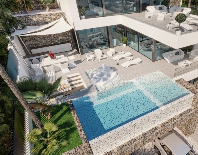 Nueva construcción con vistas al mar en Calpe