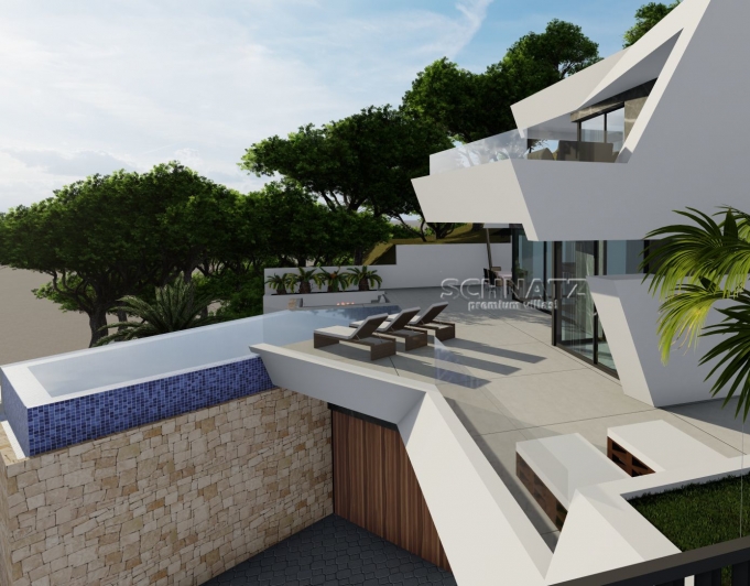 Nueva construcción con vistas al mar en Calpe