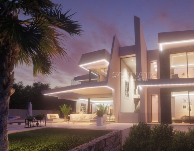Proyecto nueva construcción con vista panorámica al mar