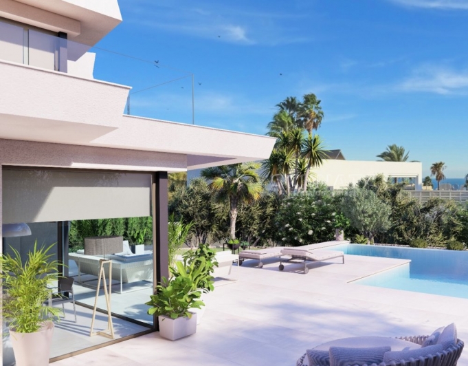 Proyecto nueva construcción con vista panorámica al mar