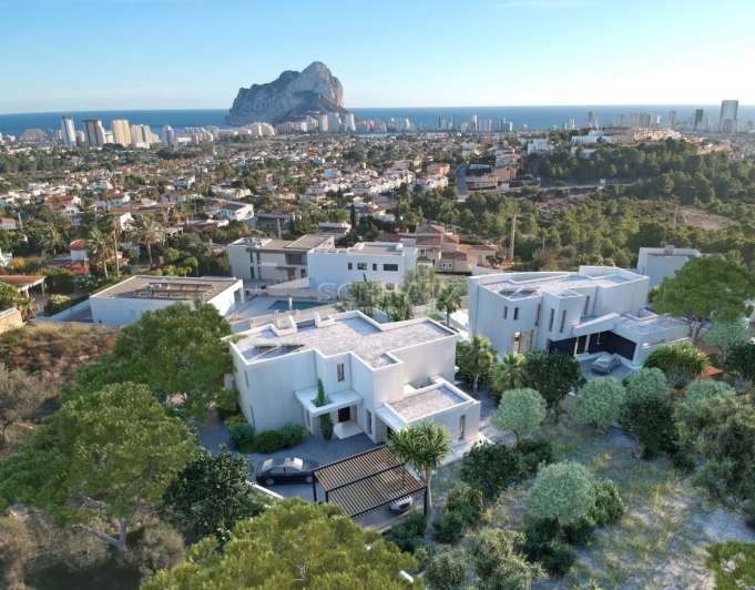 Proyecto nueva construcción con vista panorámica al mar