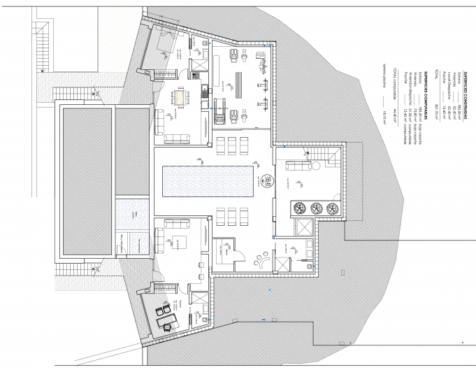 Proyecto de villa moderna con vistas panoramicas en Calpe