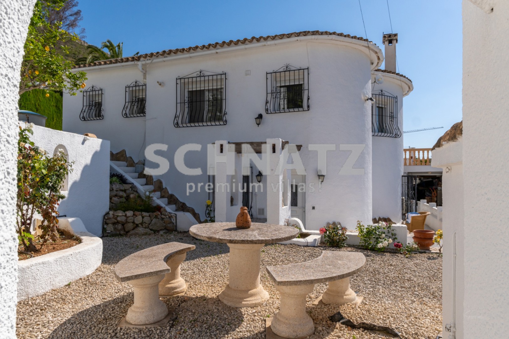 Villa con vistas al mar en venta en Jávea