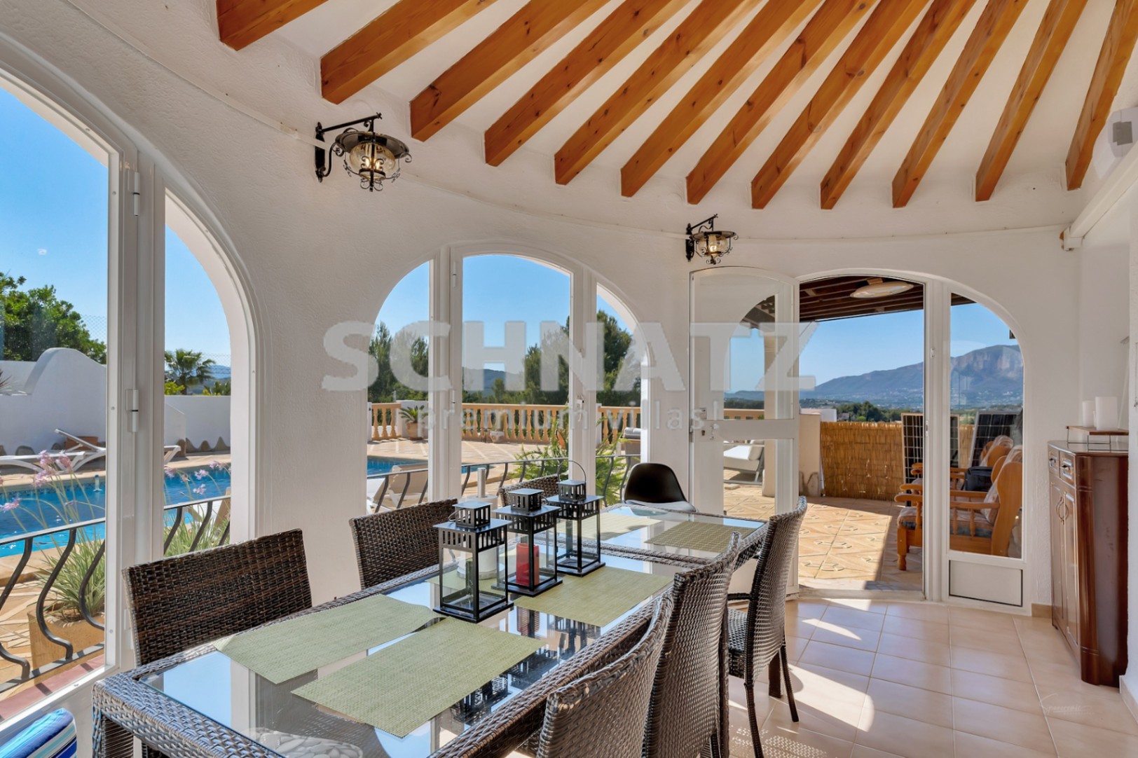Villa con vistas al mar en venta en Jávea