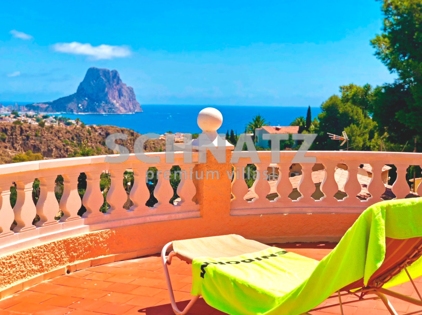 Villa con vistas al mar en venta en Calpe