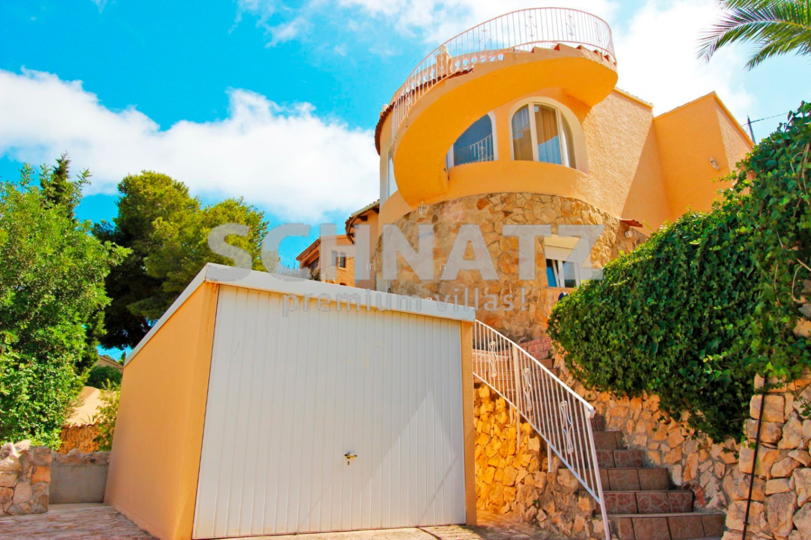 Villa con vistas al mar en venta en Calpe