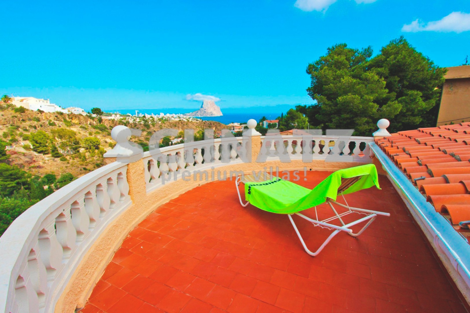 Villa con vistas al mar en venta en Calpe