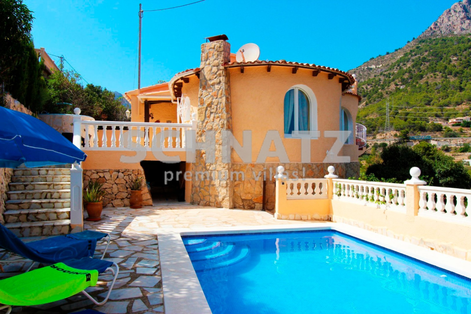Villa con vistas al mar en venta en Calpe