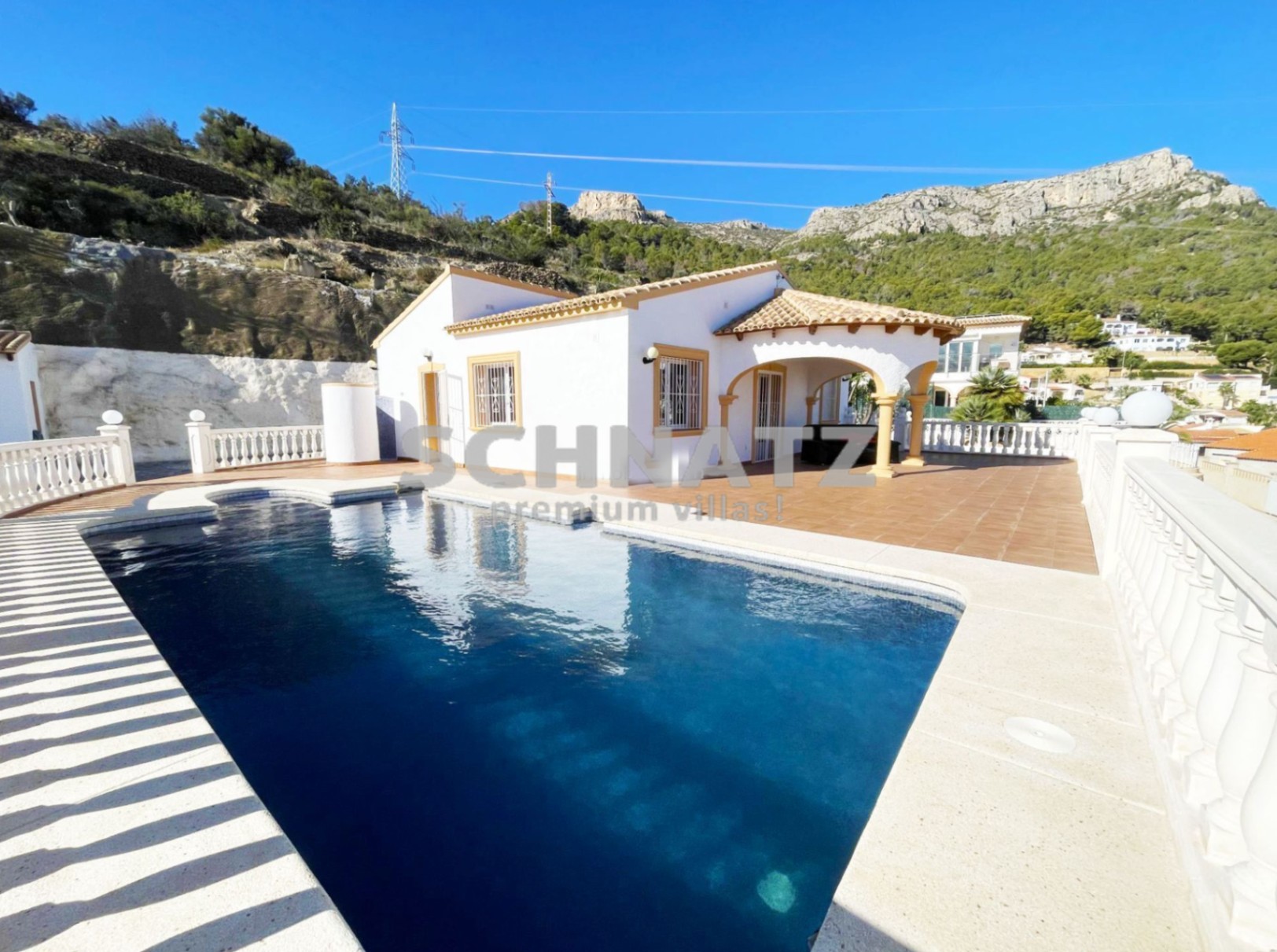 Villa con vistas al mar en venta en Calpe