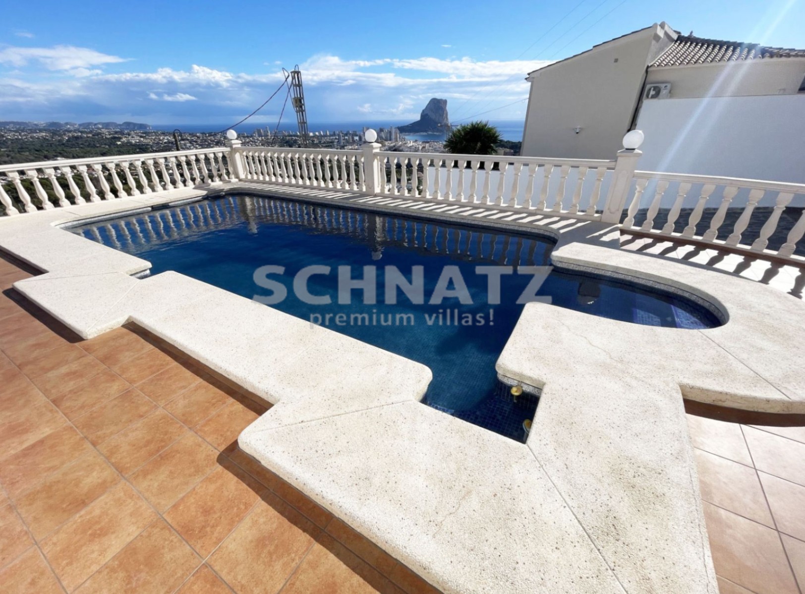 Villa con vistas al mar en venta en Calpe