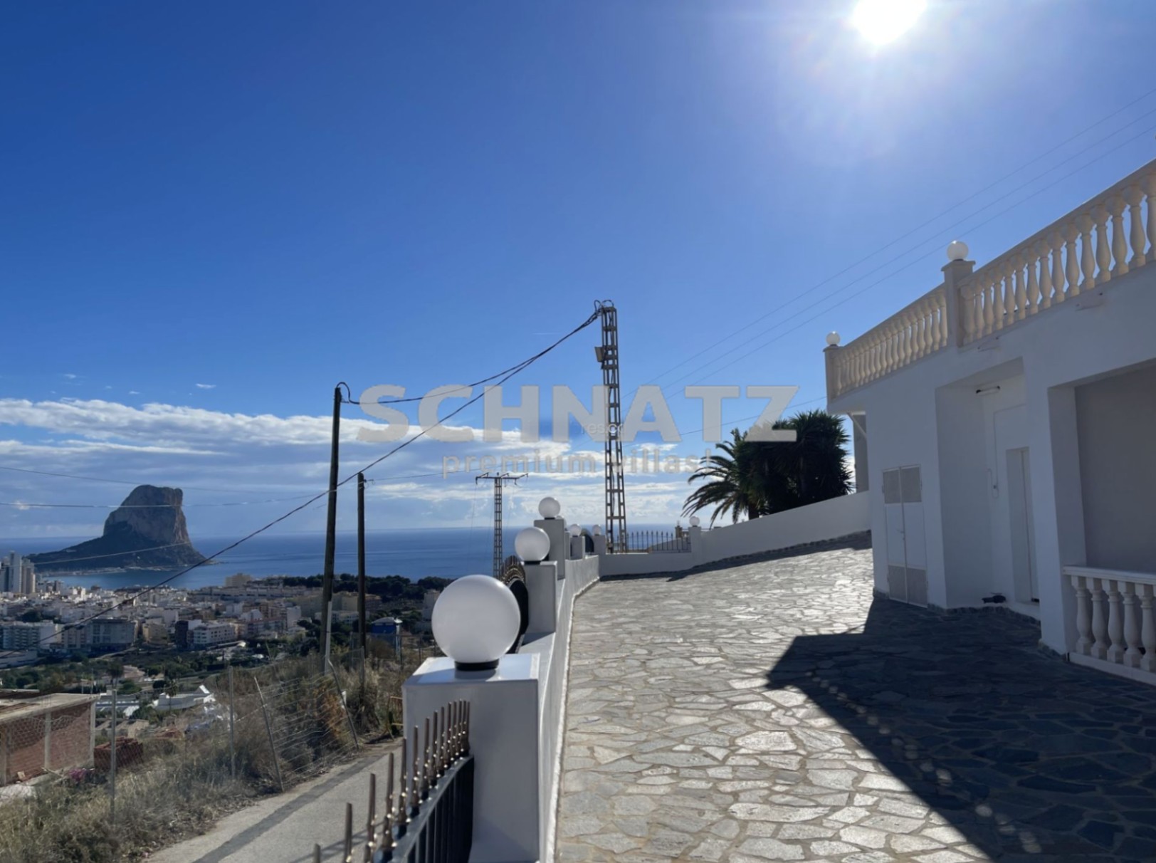Villa con vistas al mar en venta en Calpe