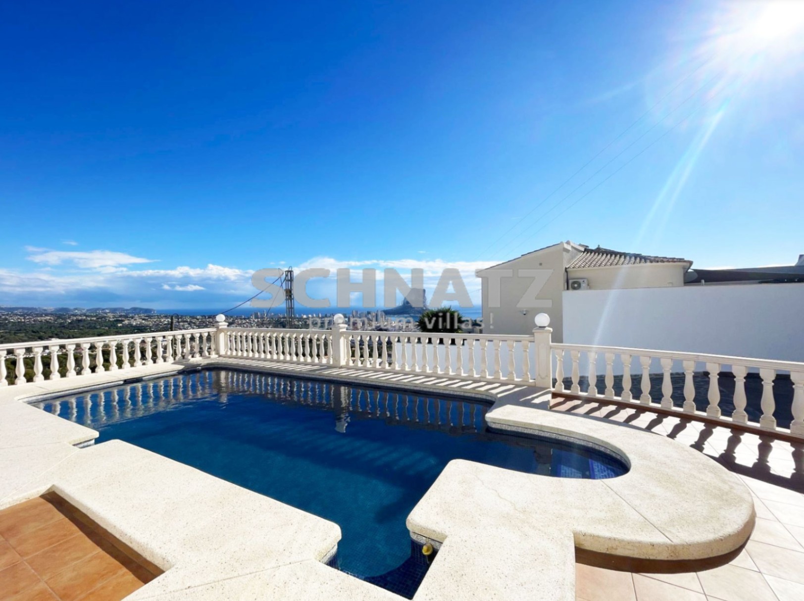 Villa con vistas al mar en venta en Calpe