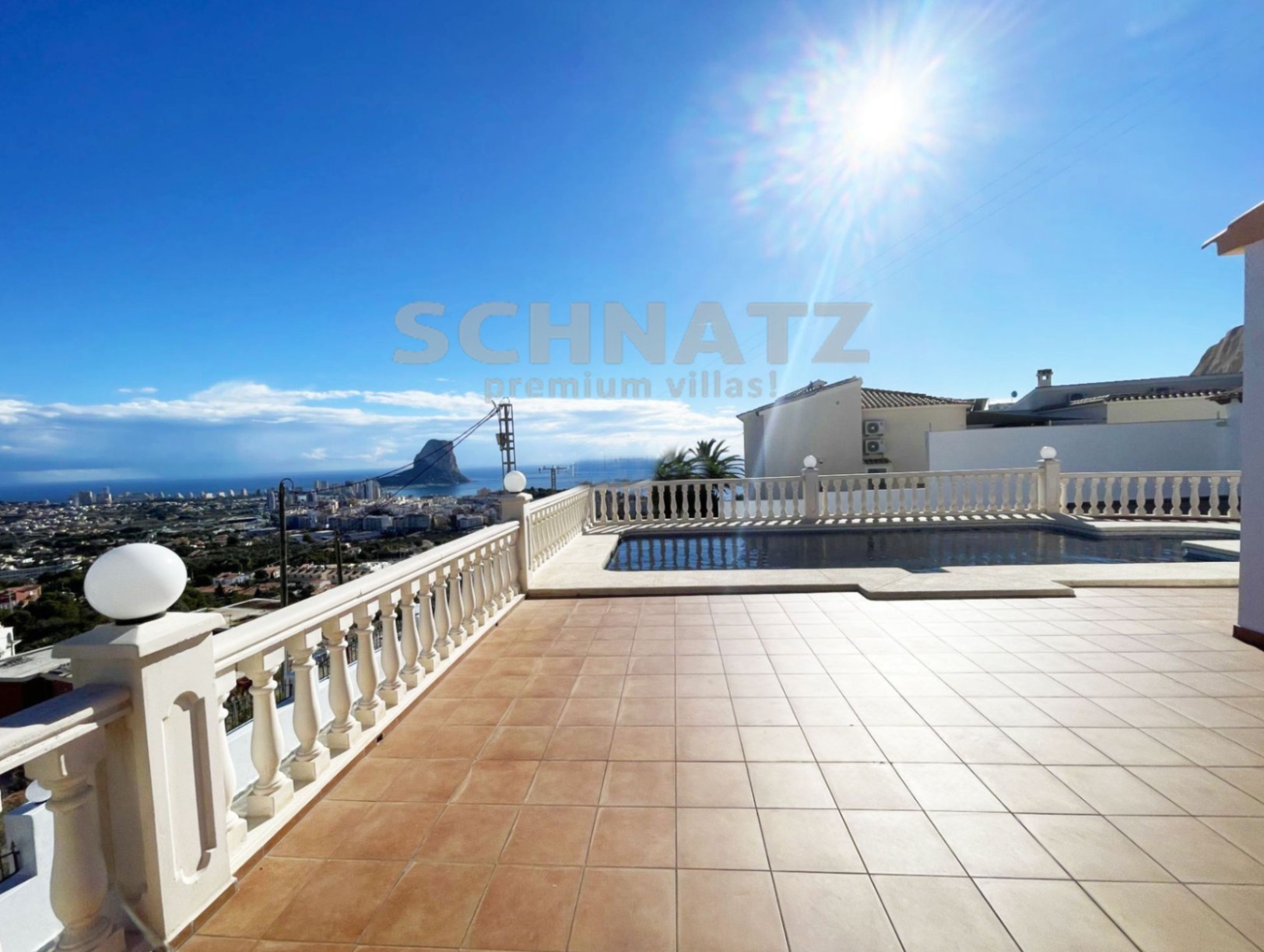 Villa con vistas al mar en venta en Calpe