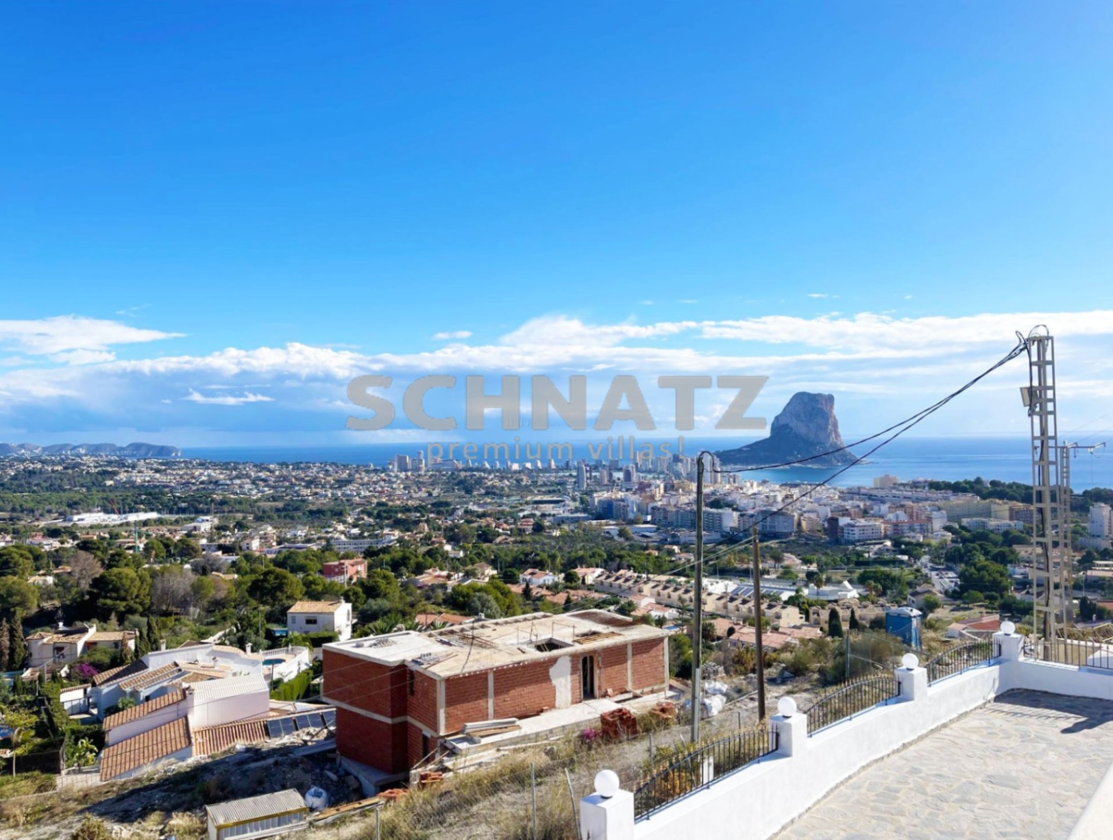 Villa con vistas al mar en venta en Calpe