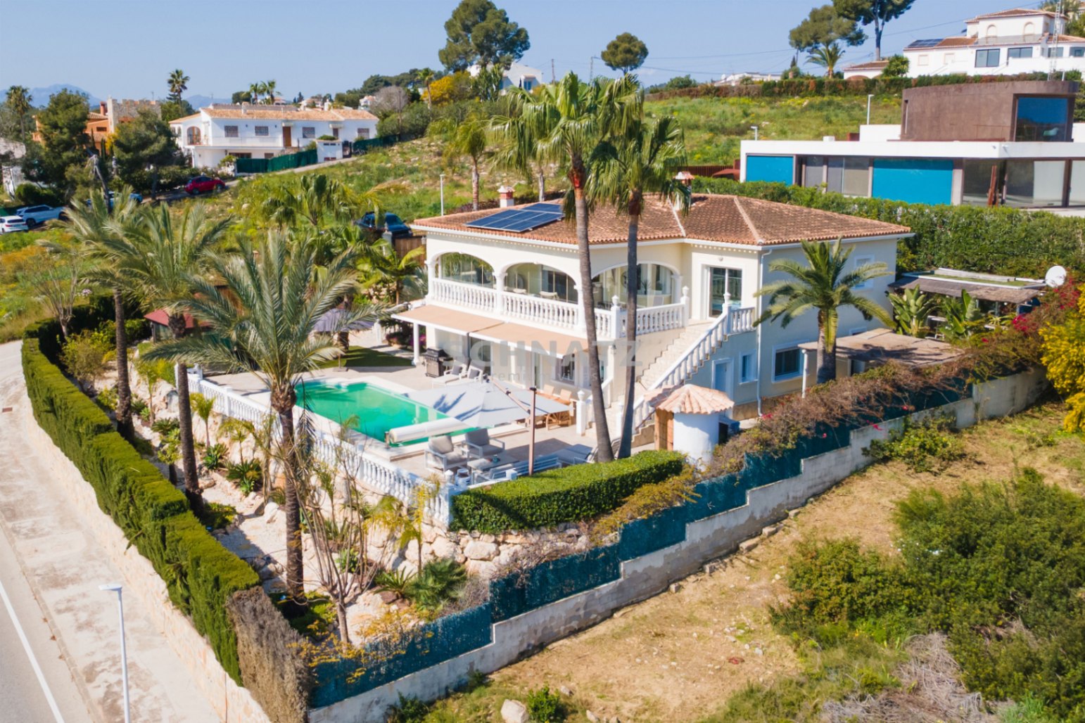 Estilo de vida mediterráneo con vistas al mar – villa en soleada orientación sur en Jávea