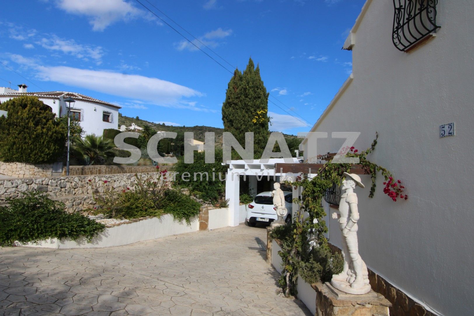 Chalet con vistas a la montaña en Alcalalí