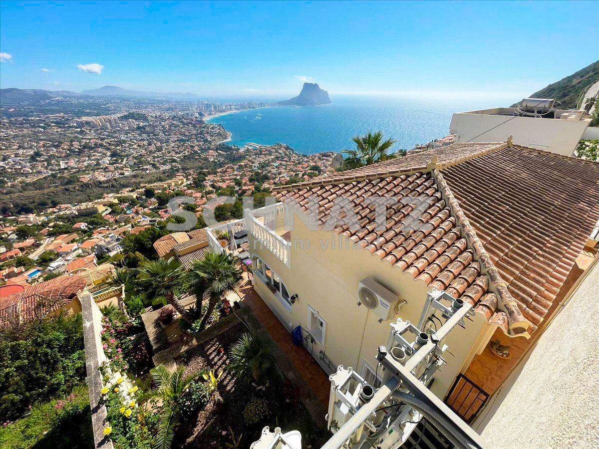 Villa con impresionantes vistas al mar en venta en Calpe