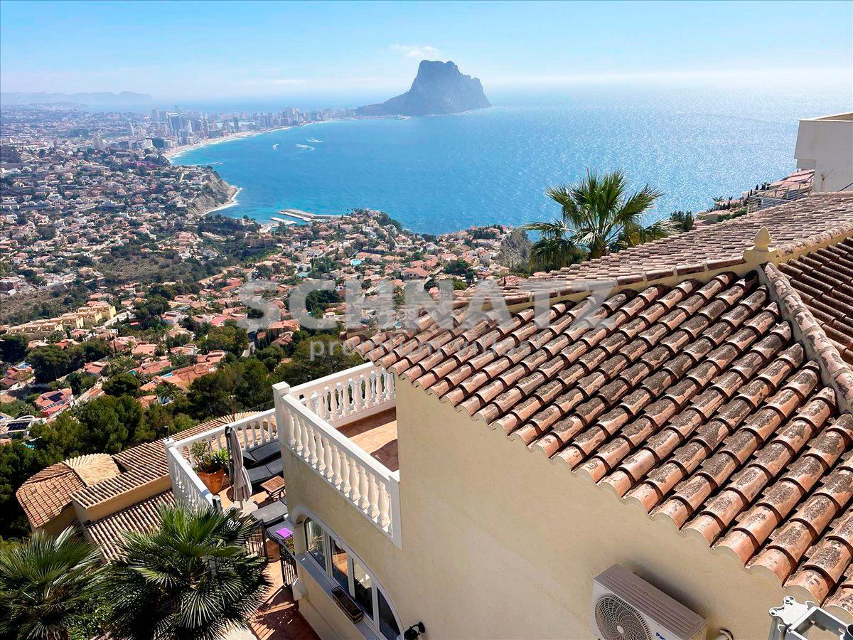Villa con impresionantes vistas al mar en venta en Calpe