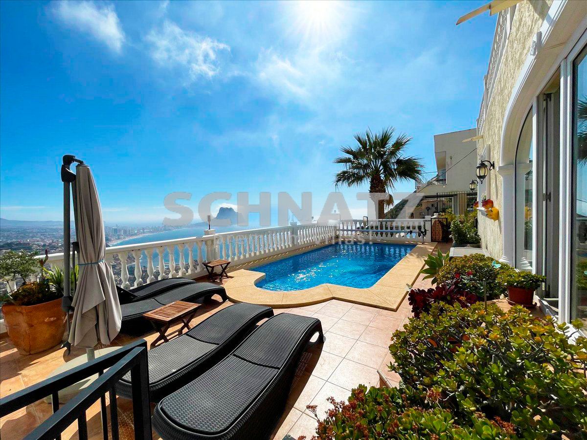 Villa con impresionantes vistas al mar en venta en Calpe