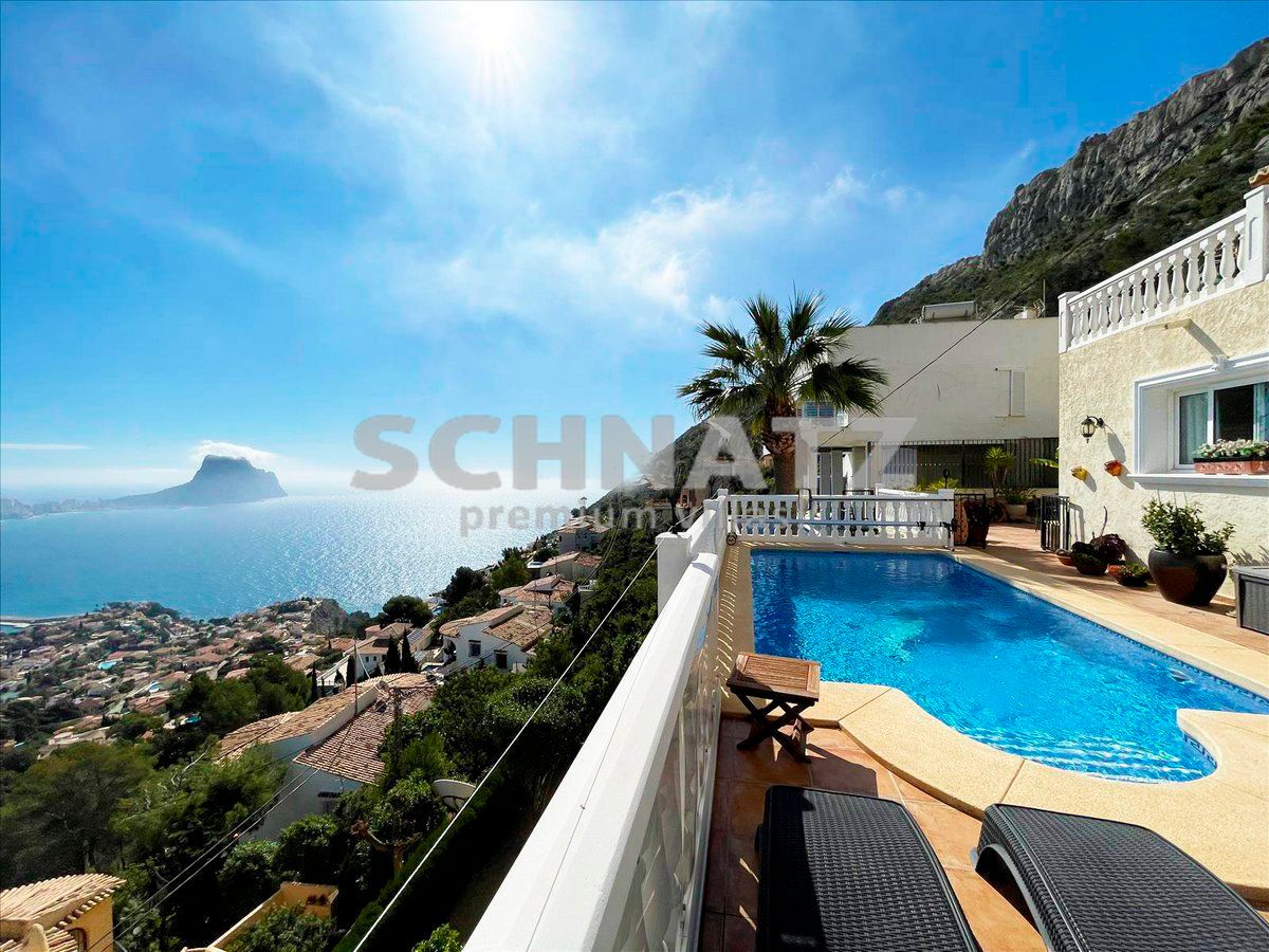 Villa con impresionantes vistas al mar en venta en Calpe
