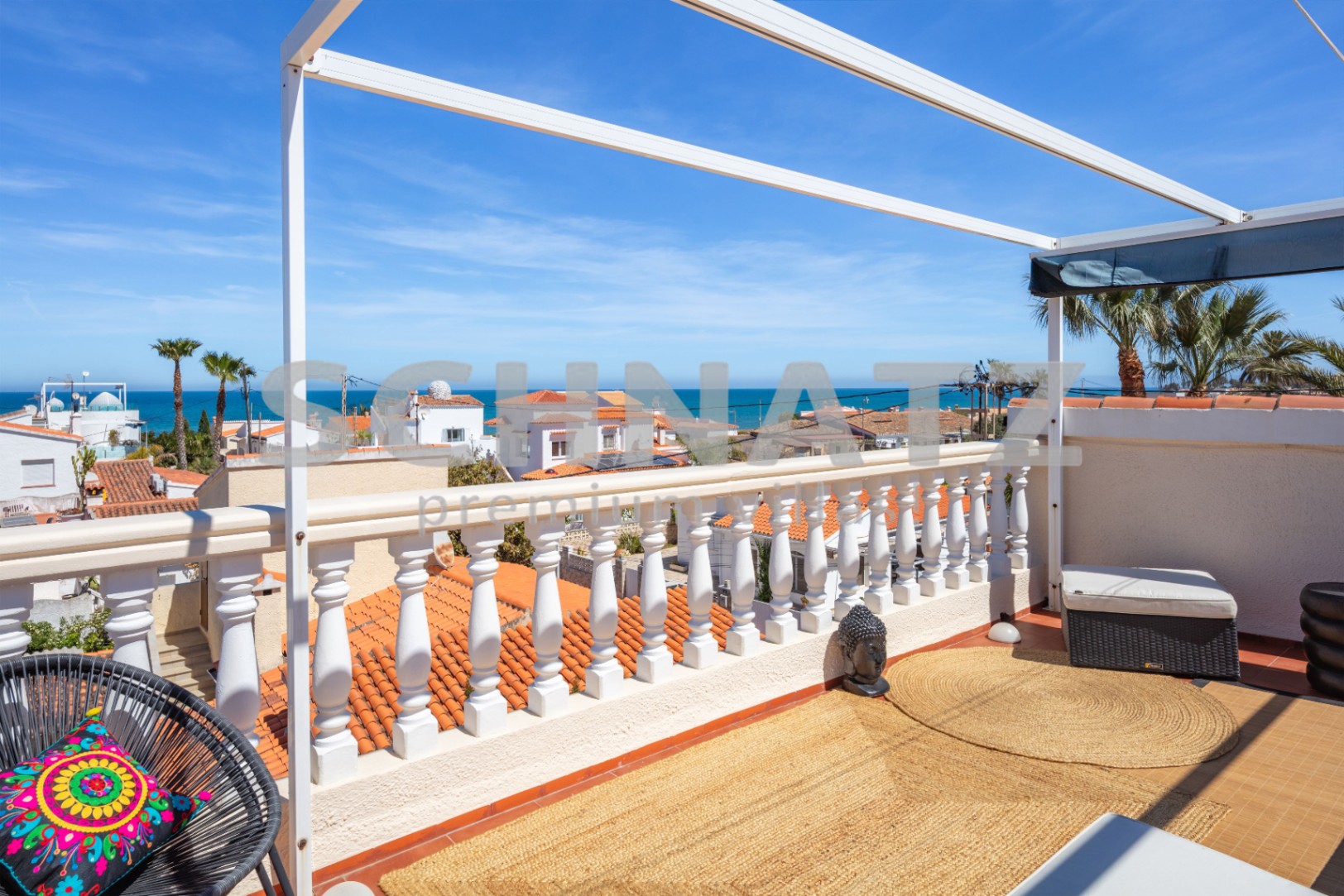 Villa totalmente renovada en Els Poblets – cerca de la playa con terraza en la azotea y bonitas vistas