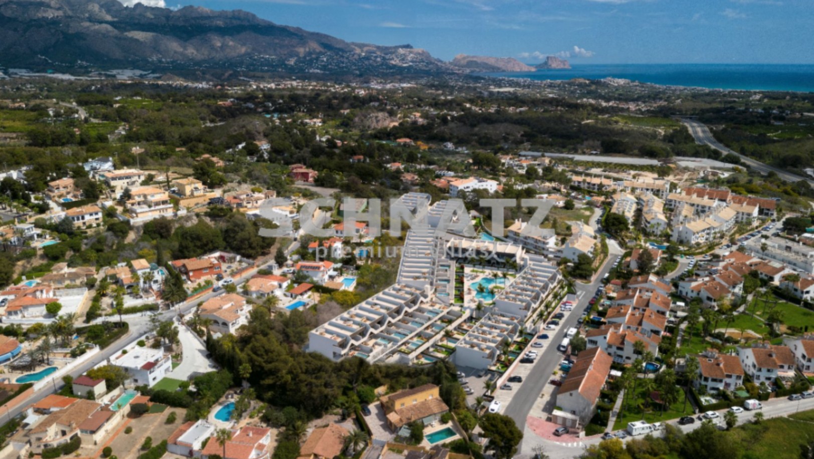 Apartamentos con zonas comunes y piscina en venta en Alfas del Pi