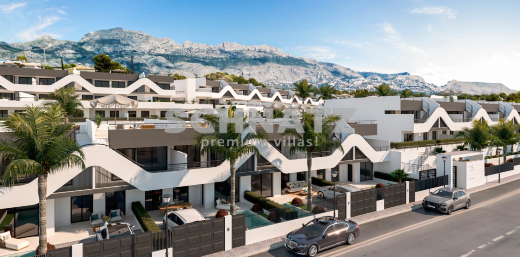 Apartamentos con zonas comunes y piscina en venta en Alfas del Pi