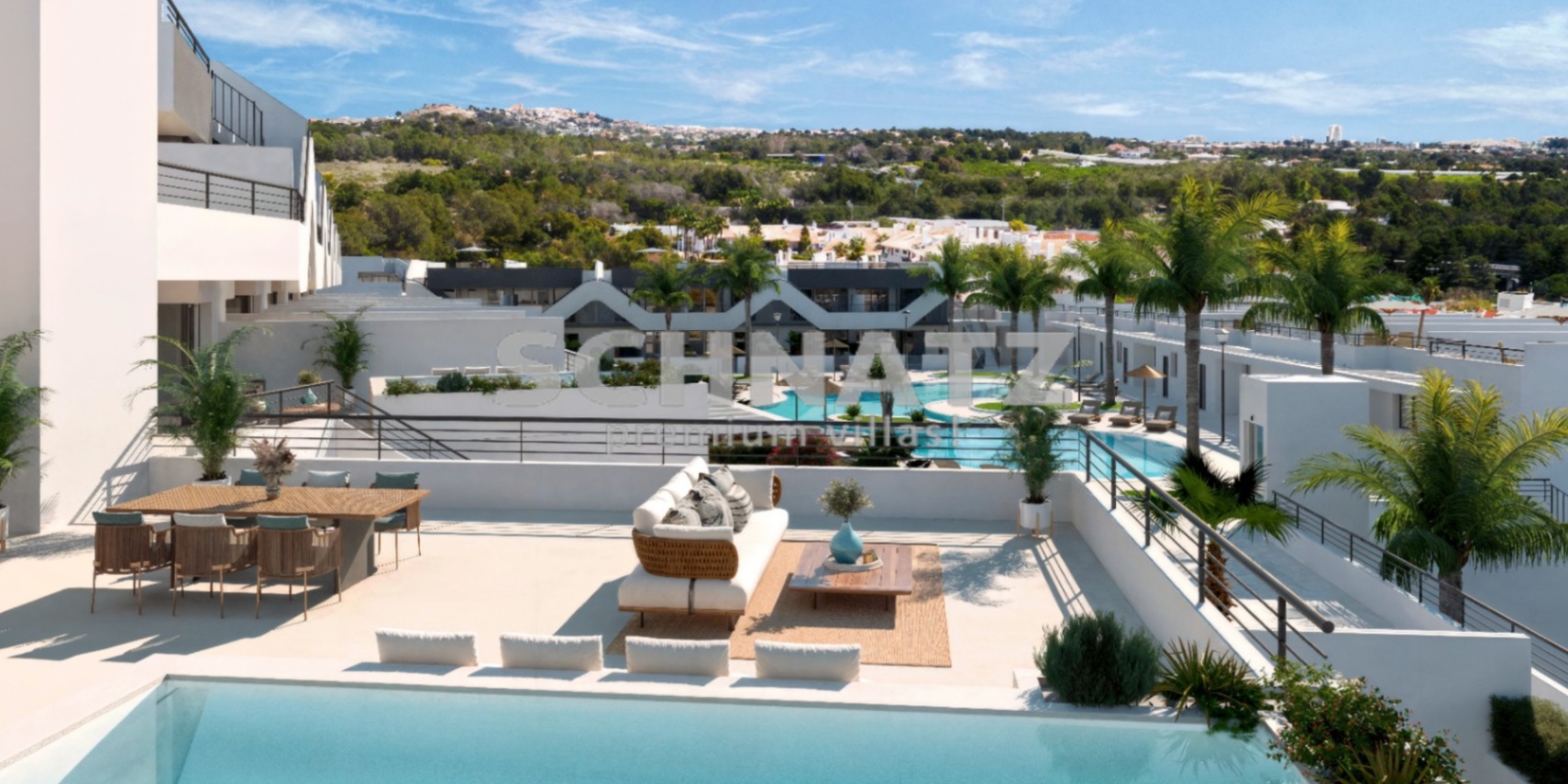 Apartamentos con zonas comunes y piscina en venta en Alfas del Pi