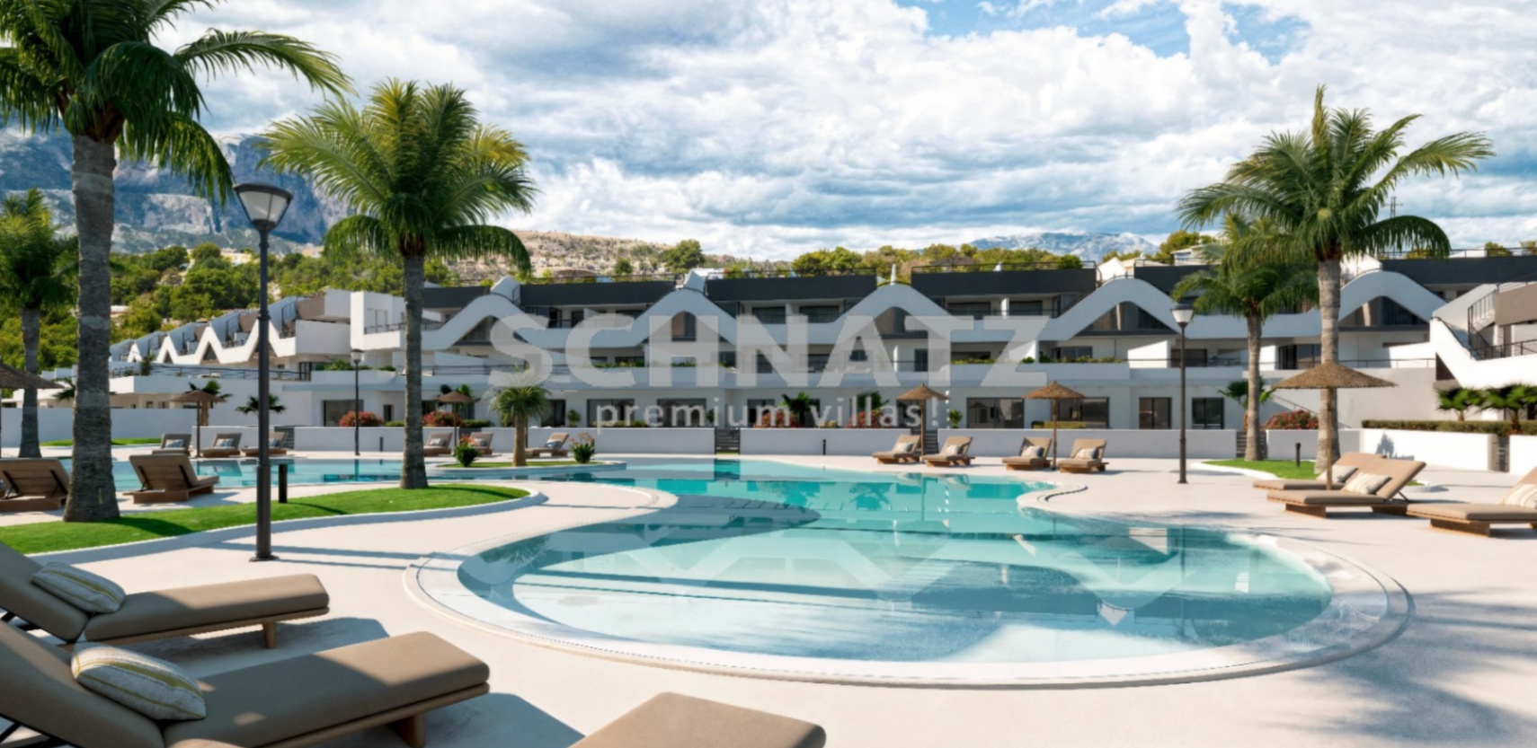 Apartamentos con zonas comunes y piscina en venta en Alfas del Pi