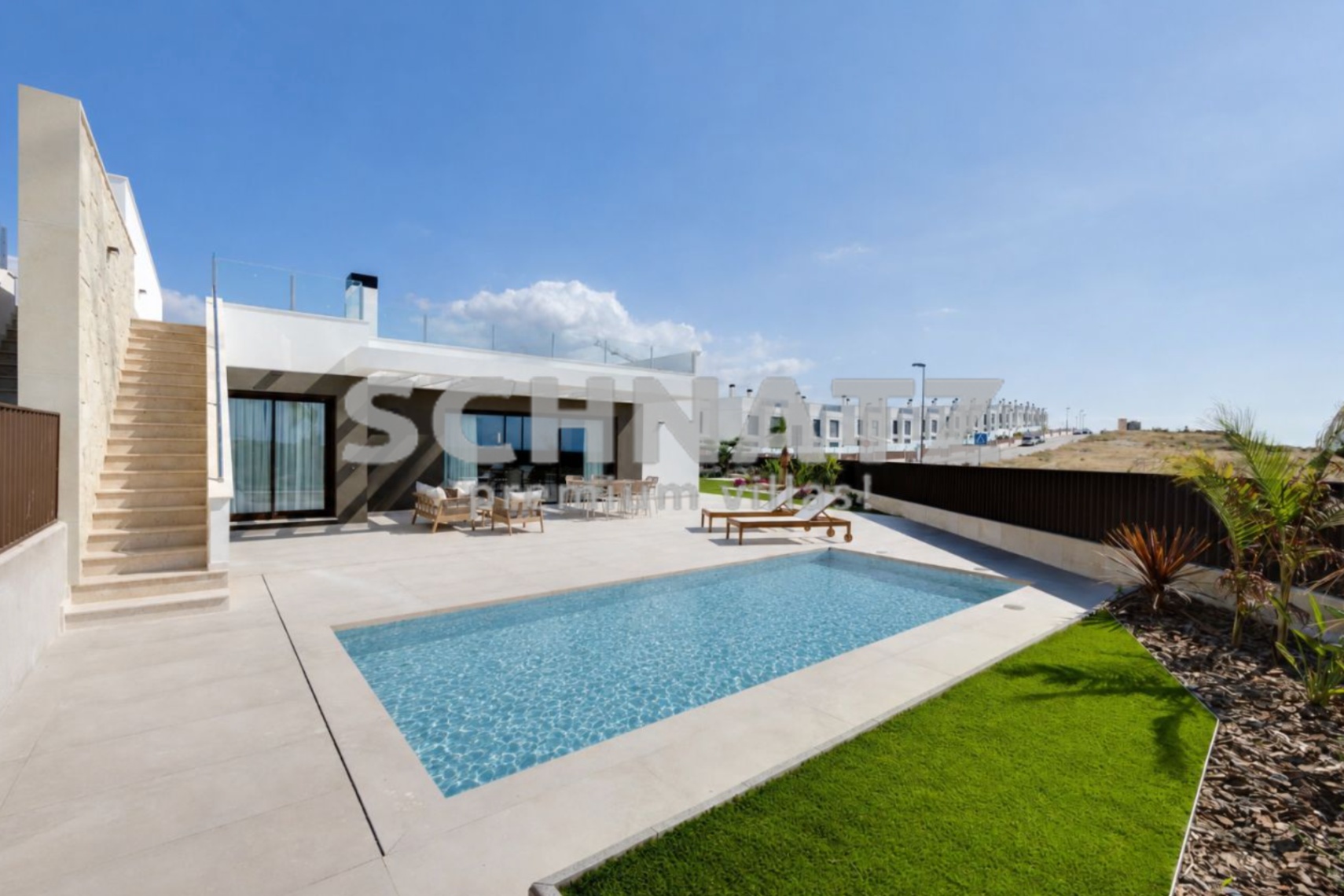 Villa con vistas al mar y piscina en venta en Mutxamel