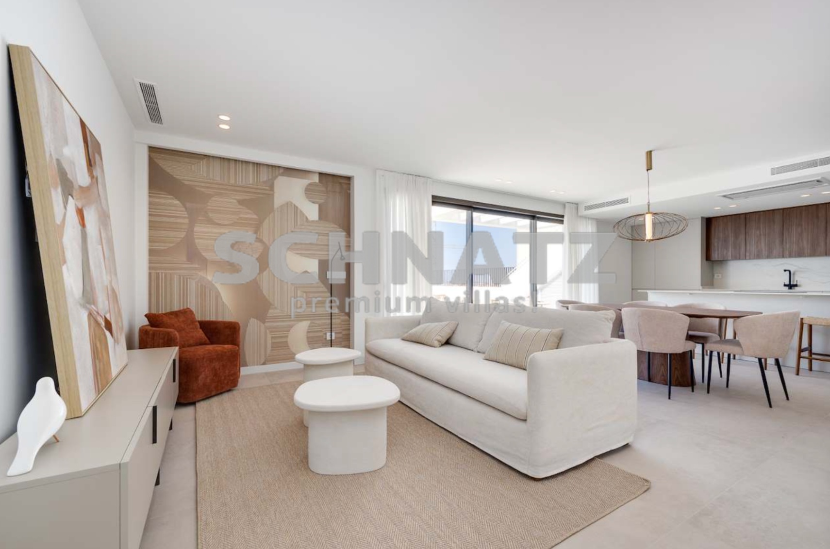 Villa con vistas al mar y piscina en venta en Mutxamel