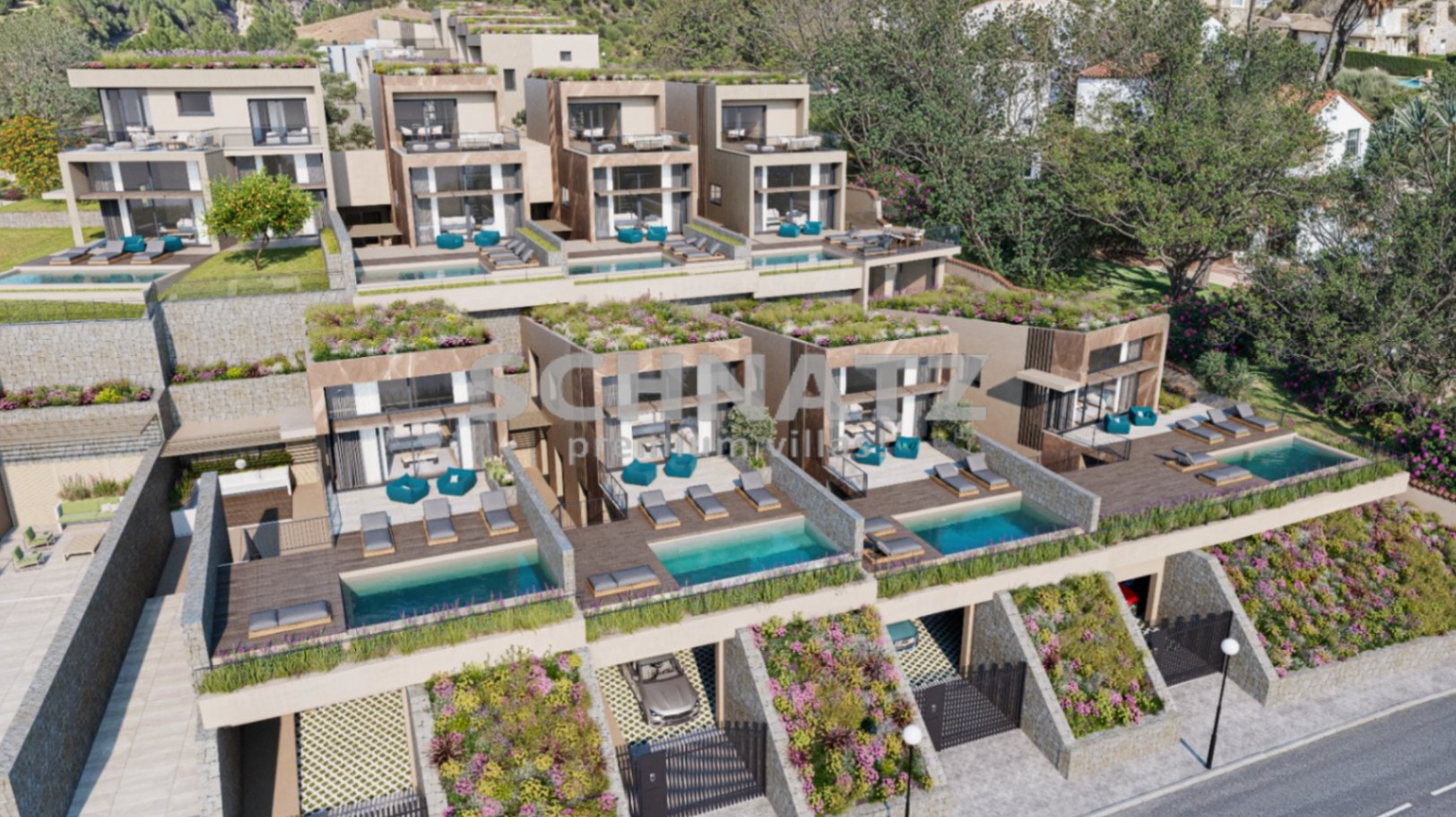 Villas exclusivas con vistas al mar en venta en La Nucía