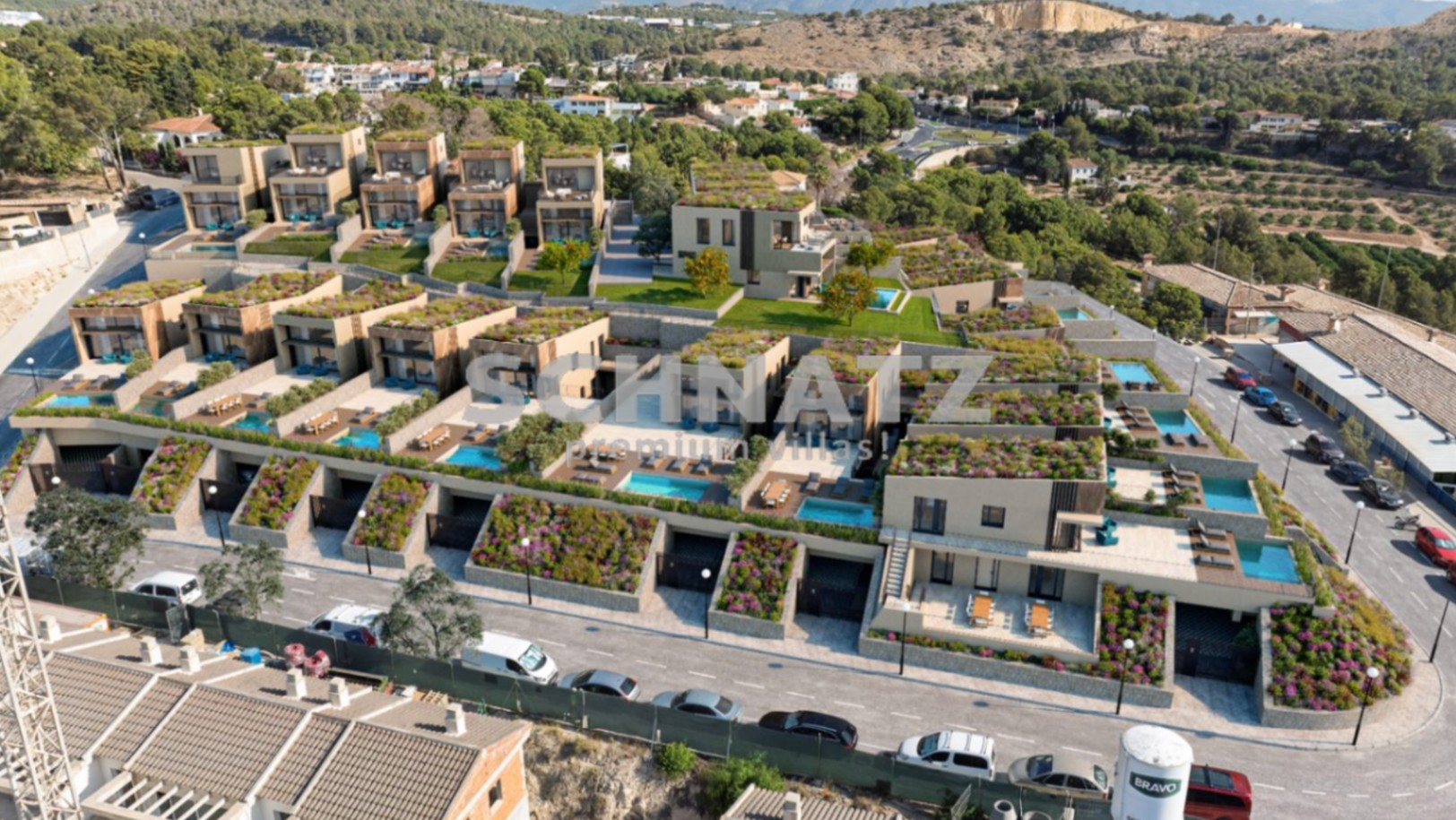 Villas exclusivas con vistas al mar en venta en La Nucía