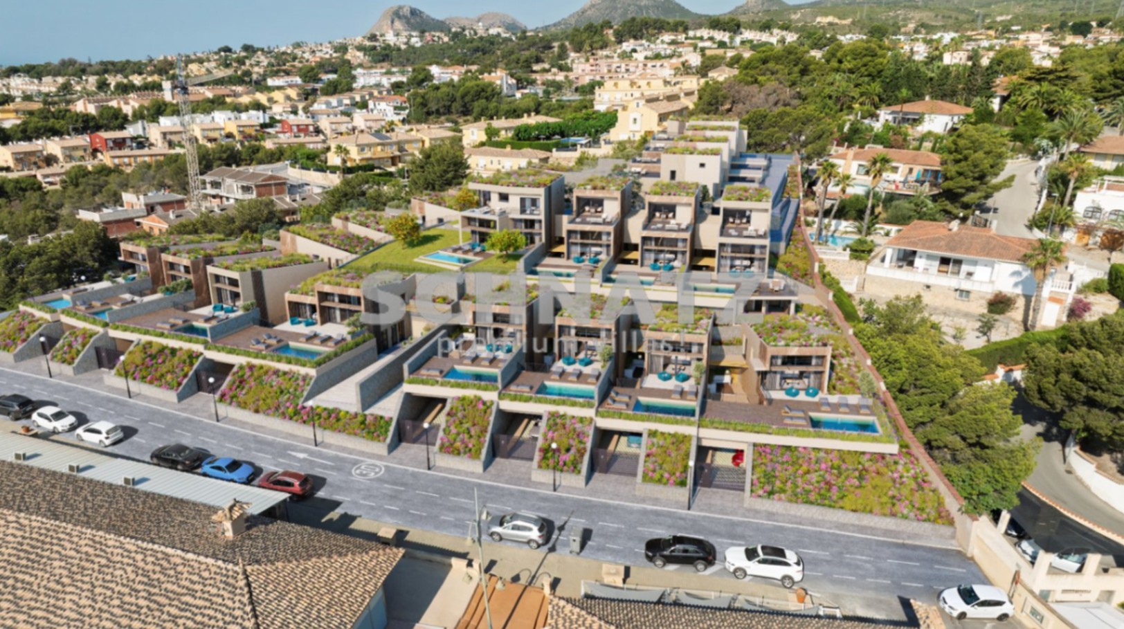 Villas exclusivas con vistas al mar en venta en La Nucía