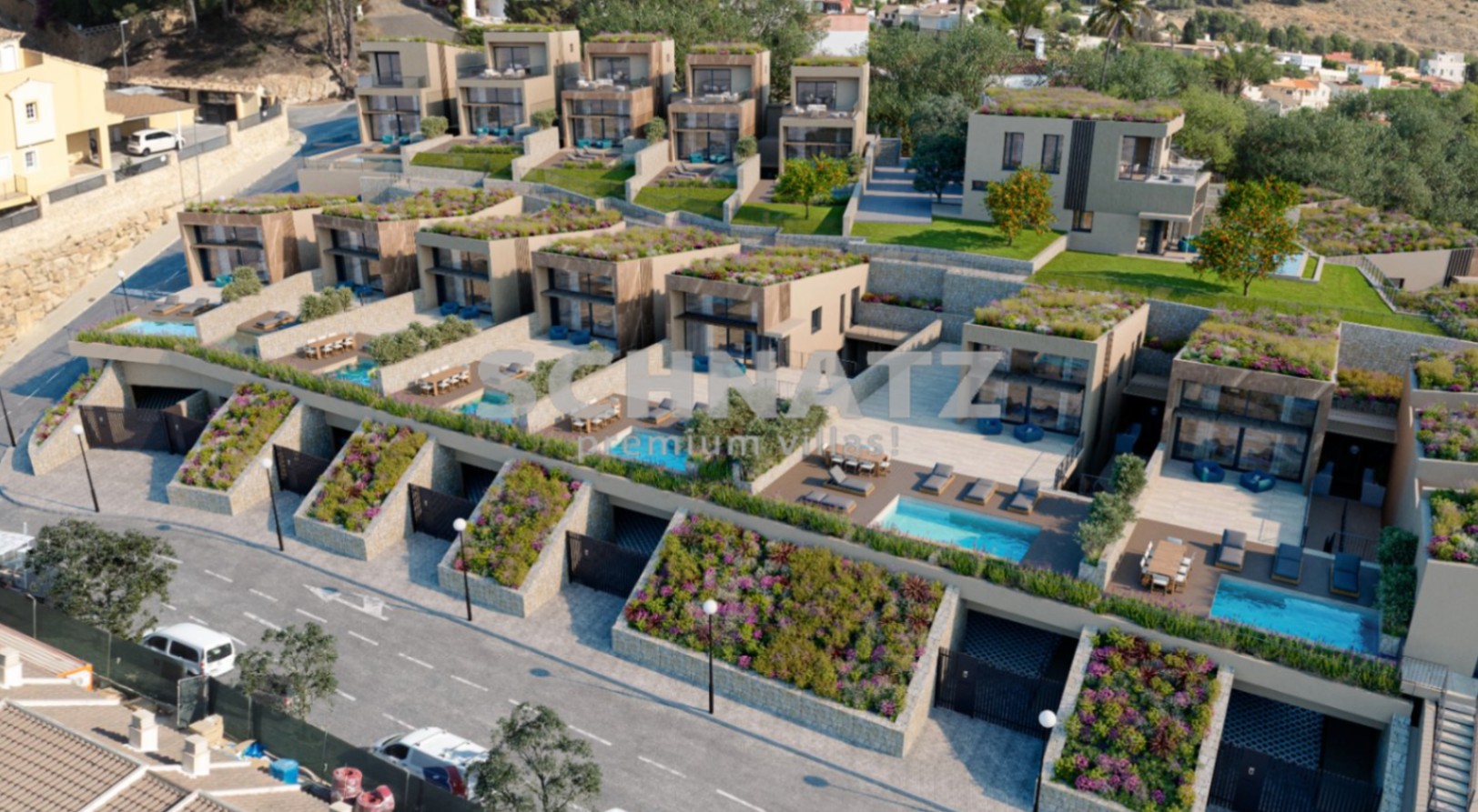Villas exclusivas con vistas al mar en venta en La Nucía