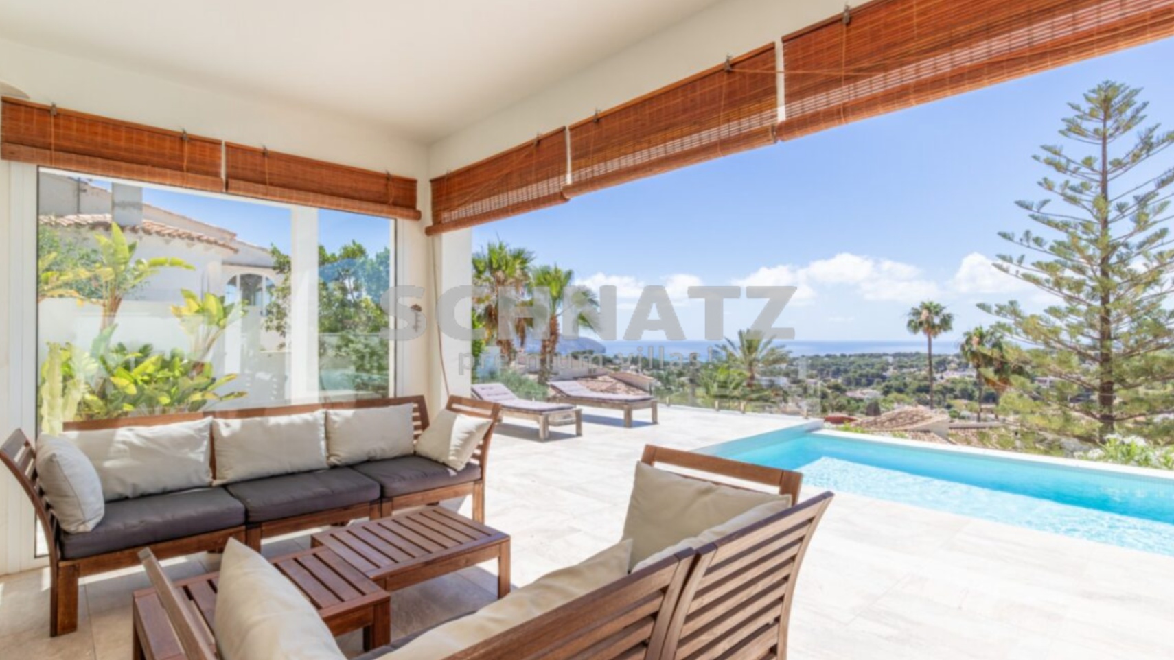 Espectacular villa con vistas al mar en venta en Moraira